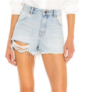 ROLLA's Denim Distressed Duster Shorts Size 27
